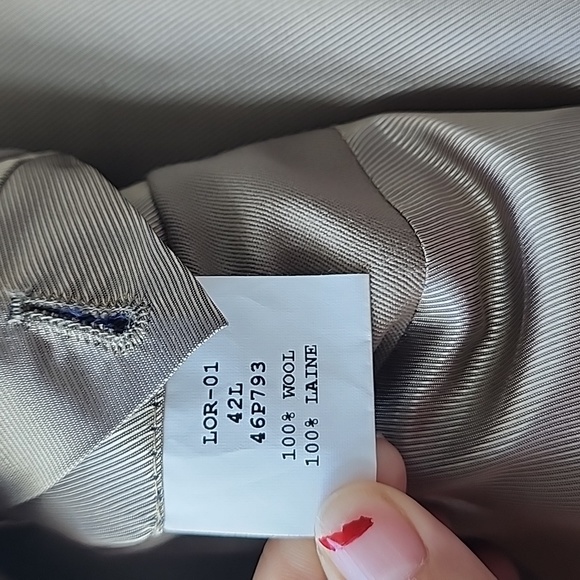 Vintage Oversized Button Down Wool Spring Jacket - Picture 6 of 9